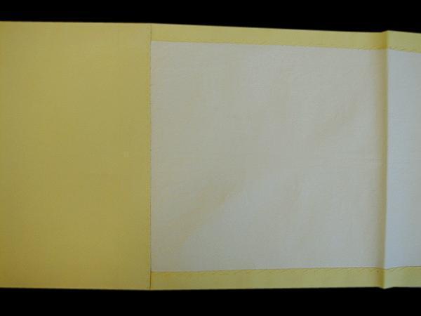最新エルメス 美品 紬・小紋用 素敵な 風景柄 塩瀬のなごや帯 (正絹) 仕立上り 着物・浴衣