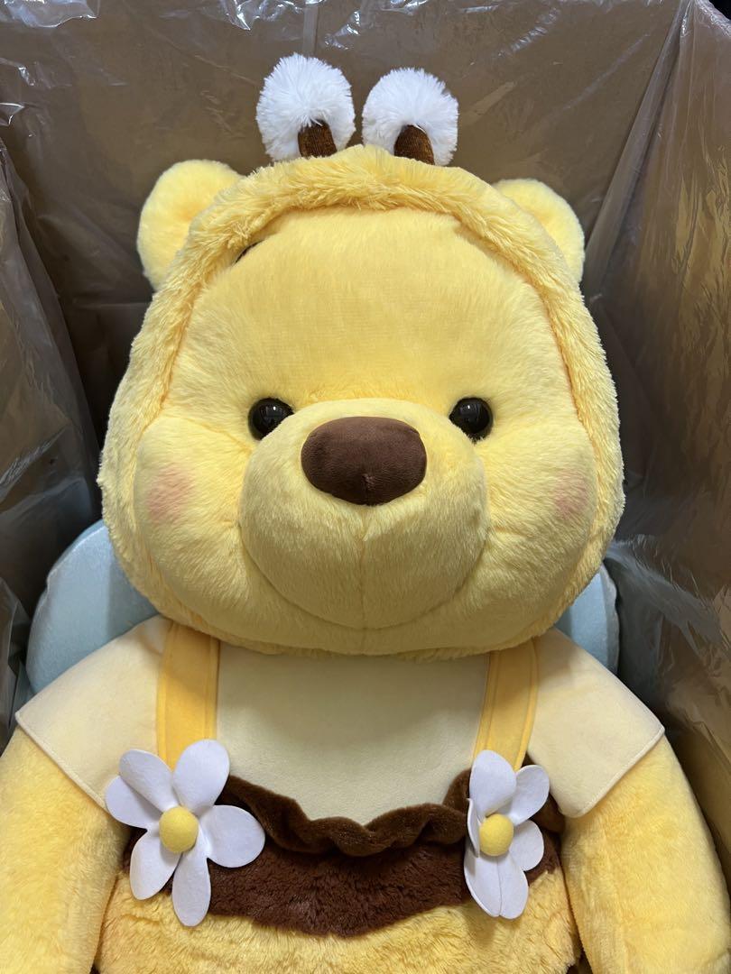 ラスト】超可愛い❣️プーさん 80cm ぬいぐるみ スーパービッグ HONEY