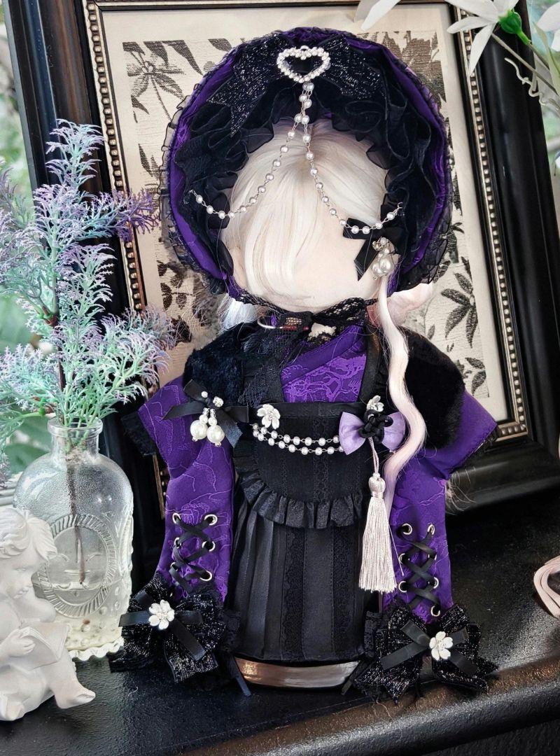 無属性ぬいぐるみ　服　大正ロマン モダンガール ゴシック袴