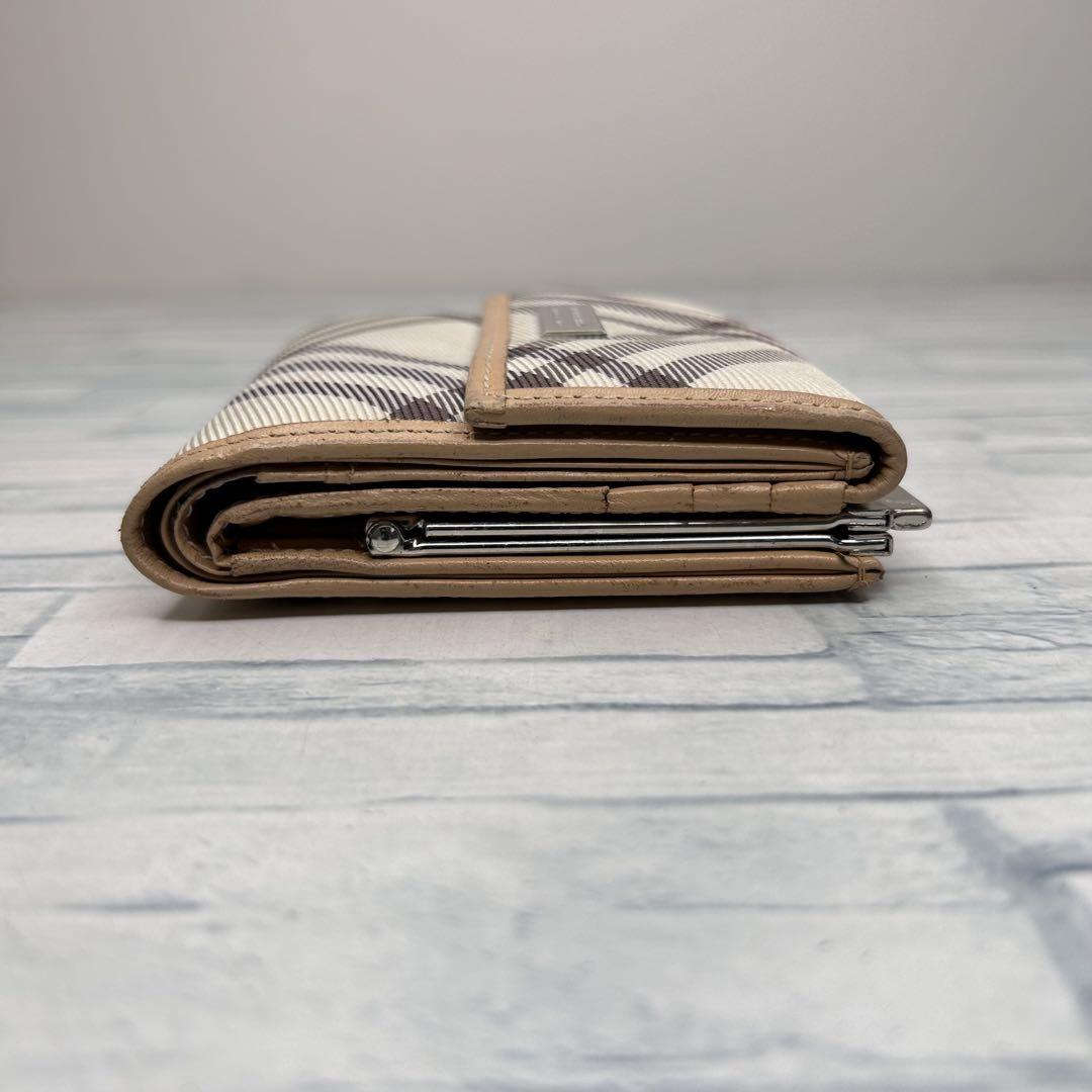 40 BURBERRY バーバリー 二つ折り財布 がま口 - メルカリ