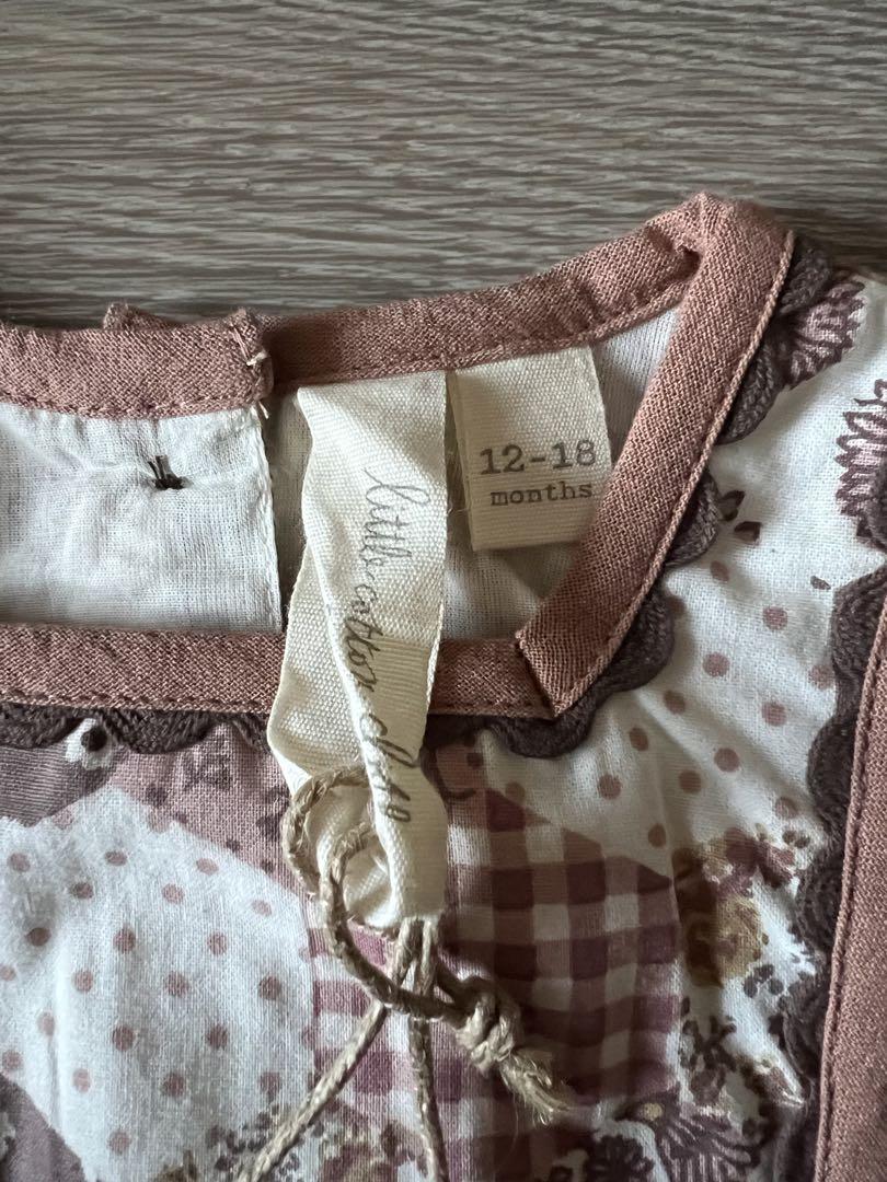 新品未使用】Little cotton clothes 12-18mロンパース