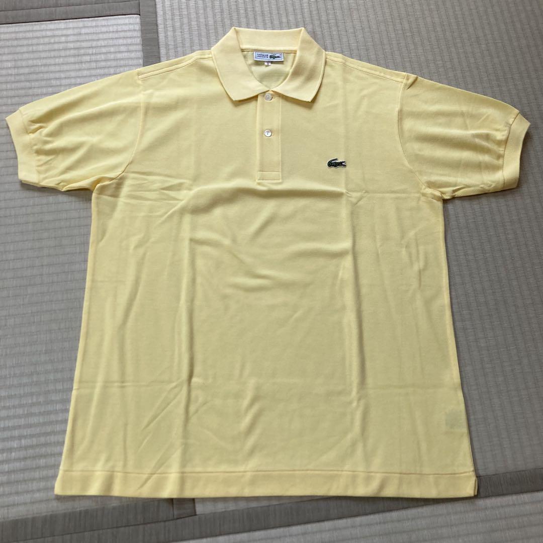 Lacoste イエロー ポロシャツ サイズ5 CHEMISE LACOSTE
