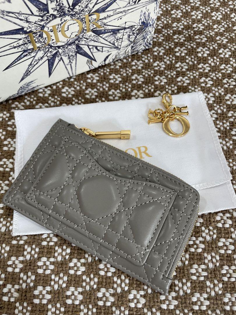 DIOR ディオール グレー コインケース カード入れ 財布 画像1