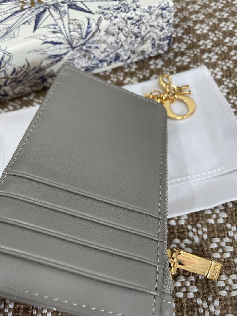 DIOR ディオール グレー コインケース カード入れ 財布 画像4