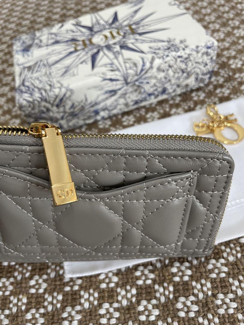 DIOR ディオール グレー コインケース カード入れ 財布 画像5