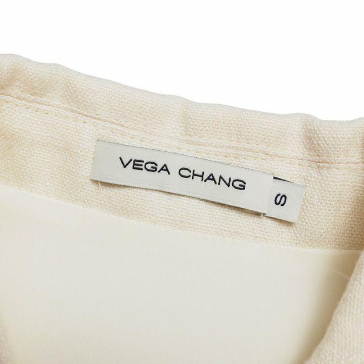 VEGA CHANG 半袖 ワンピース ハートボタン ポロカラー