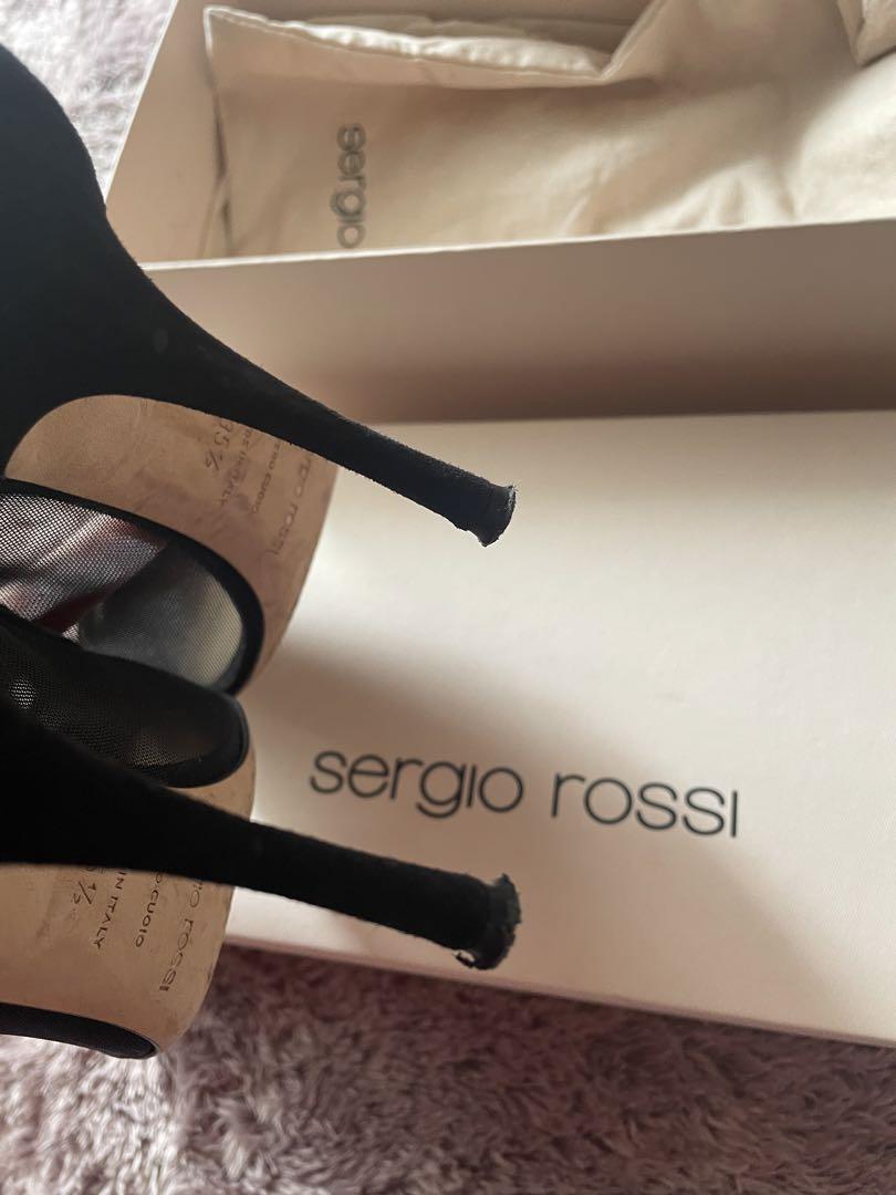 Sergio Rossi ブラック ハイヒール