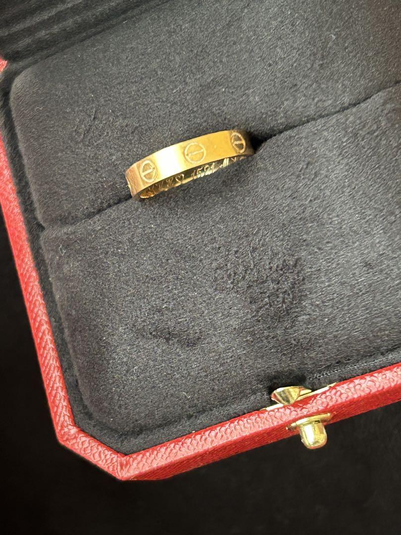 【最終値下げ】　Cartier カルティエ　ラブ　ピンクゴールド　リング