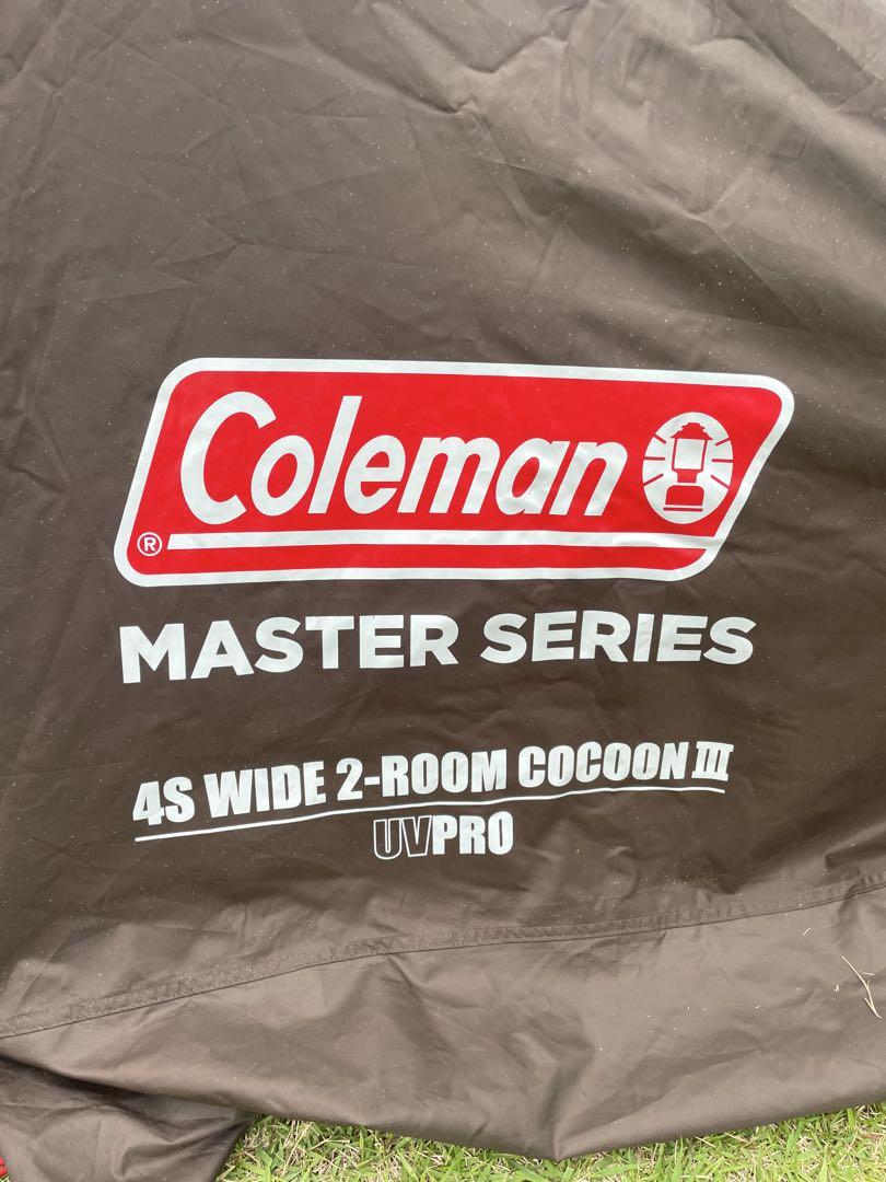 オプション付！美品！コールマン　マスターシリーズ　4Sワイド2ルームコクーン3