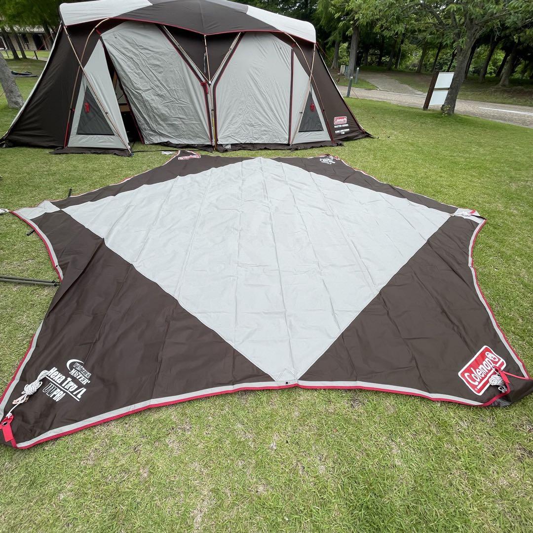 オプション付！美品！コールマン　マスターシリーズ　4Sワイド2ルームコクーン3