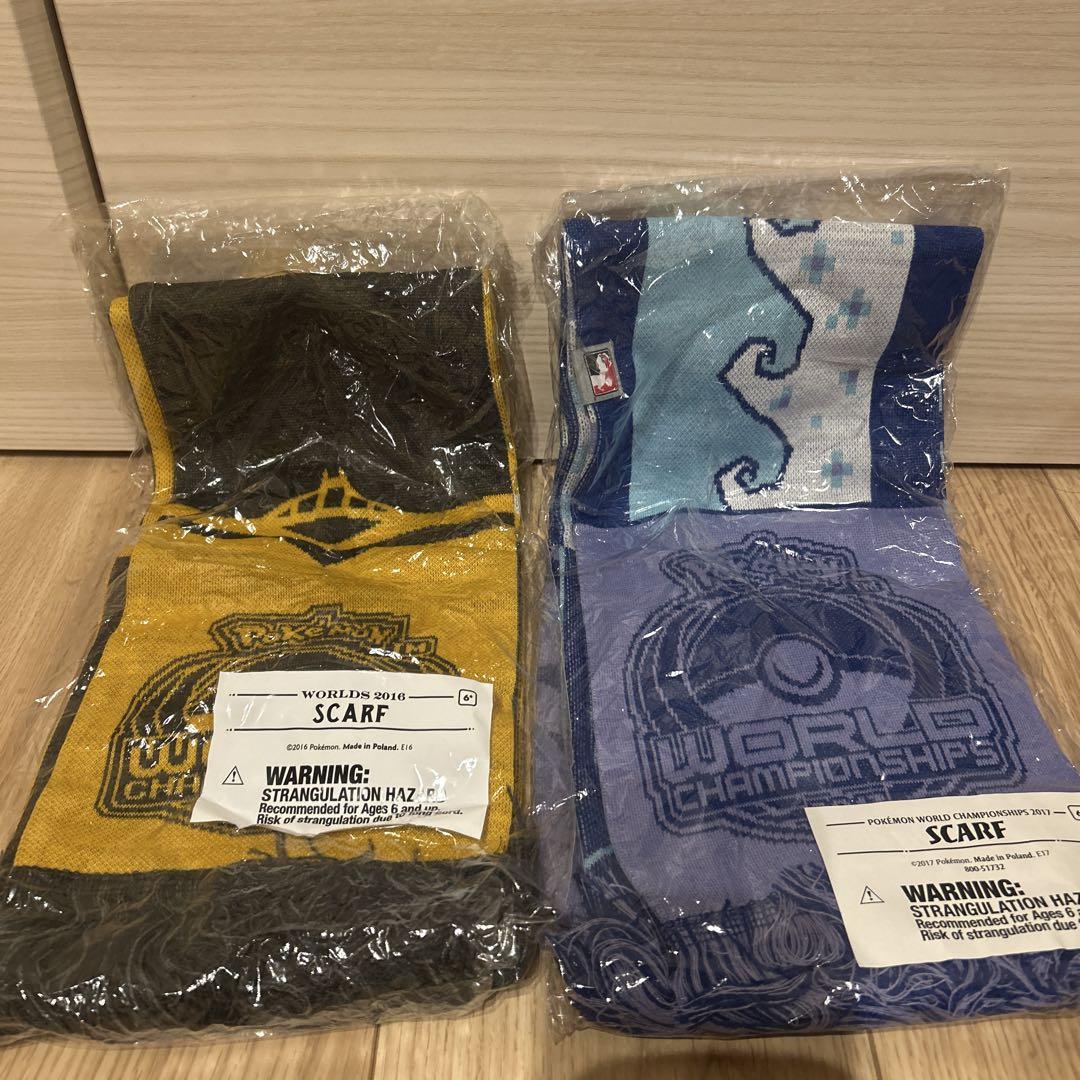 ポケモン WCS 2016 2017 Scarf スカーフ 2点セット 5,000円