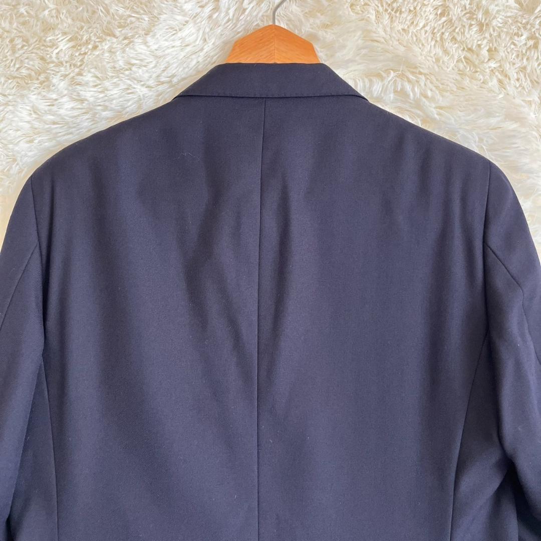 BURBERRY テーラードジャケット 金ボタン シャドーホース 濃紺 AB4