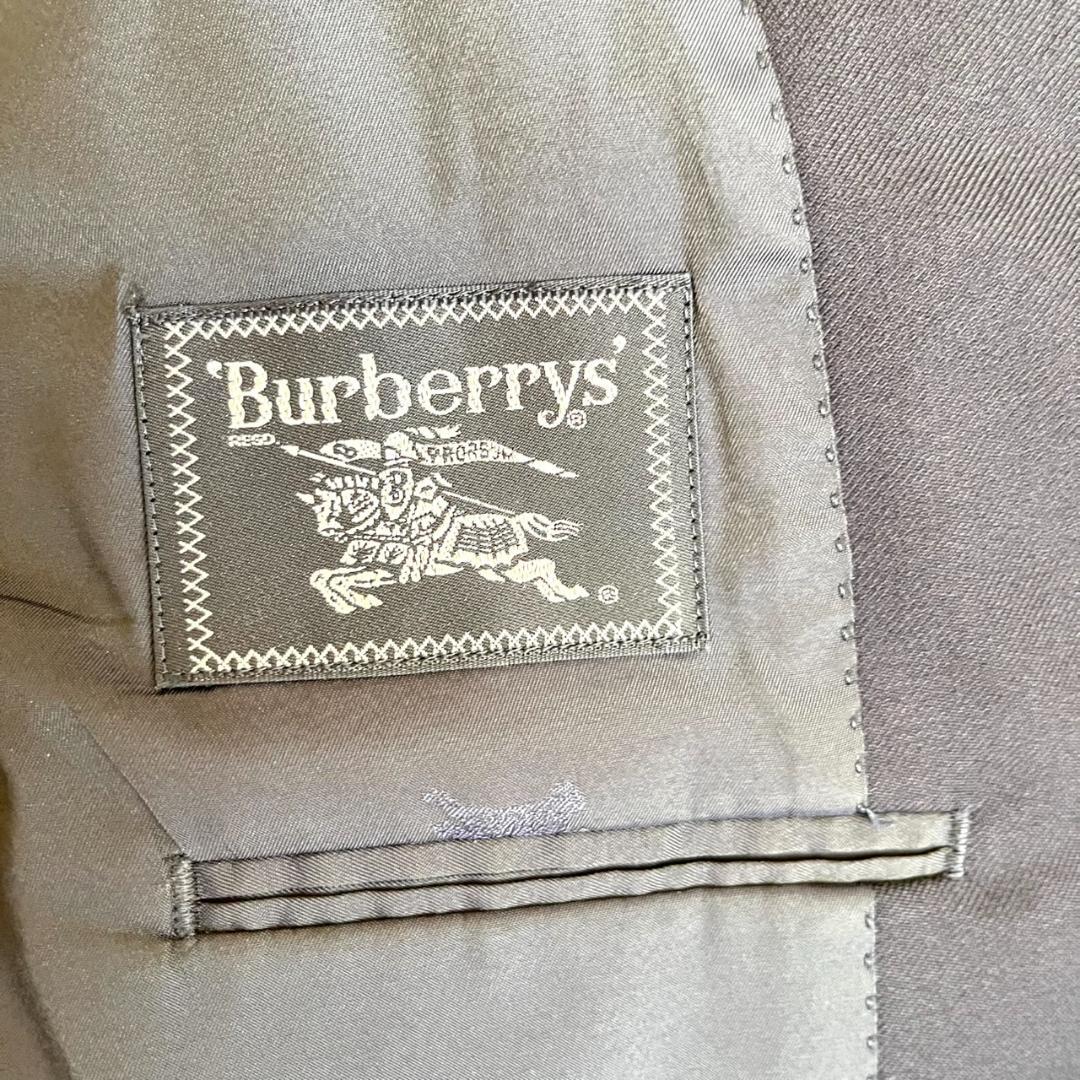 BURBERRY テーラードジャケット 金ボタン シャドーホース 濃紺 AB4
