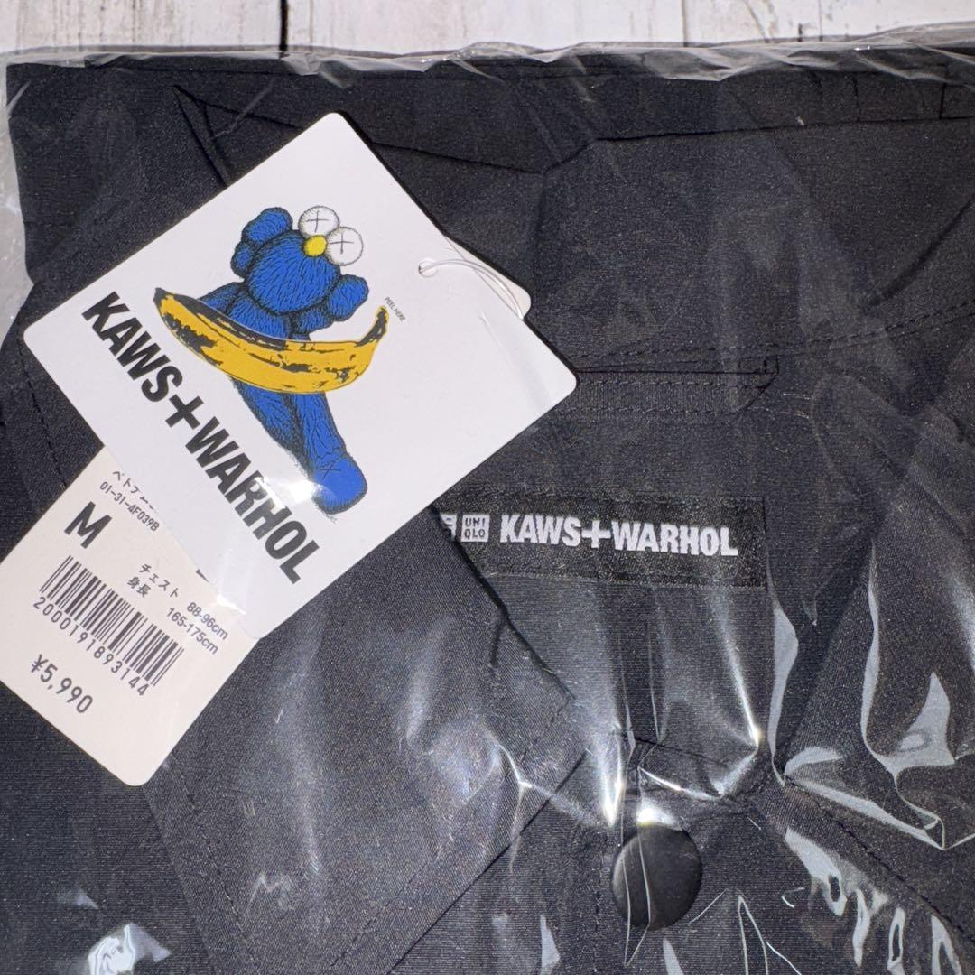 新品未使用　UNIQLO✖︎KAWS➕WARHOL コーチジャケット　M