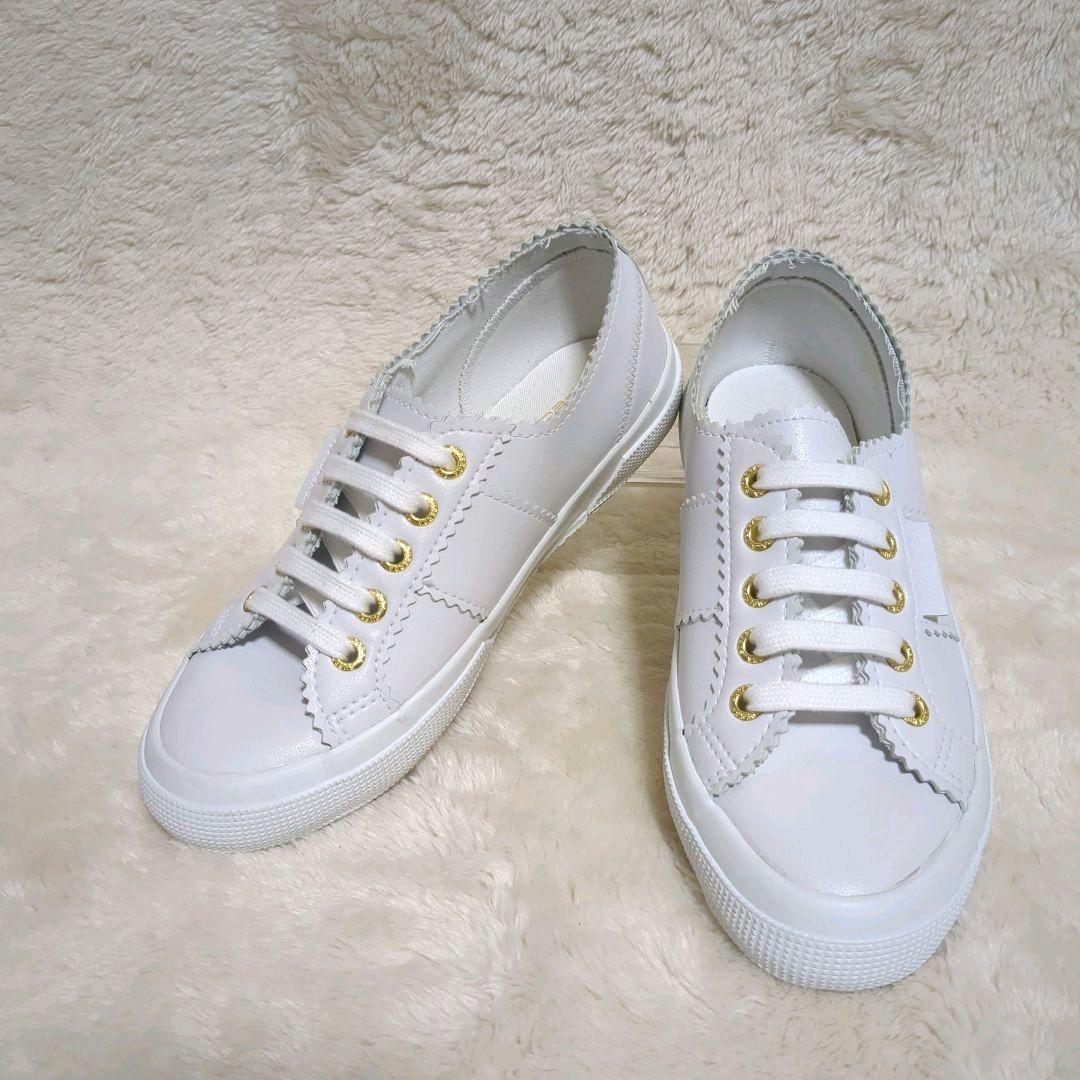 極美品 希少✨PELLICO×SUPERGA 限定受注 撥水厚底スニーカー 37