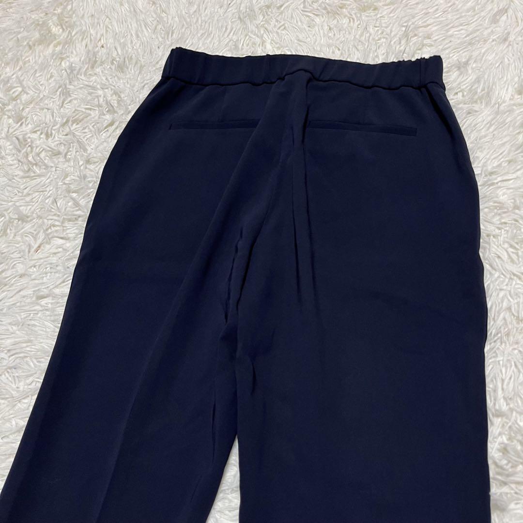 美品 38 Theory luxe ノーカラー セットアップ スーツ ストレッチ