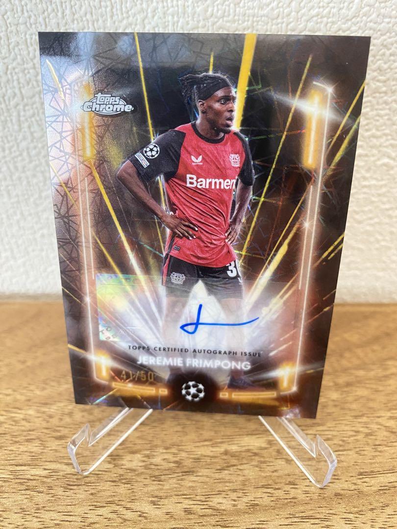 Topps Chrome Jeremie Frimpong Auto /50スポーツカード