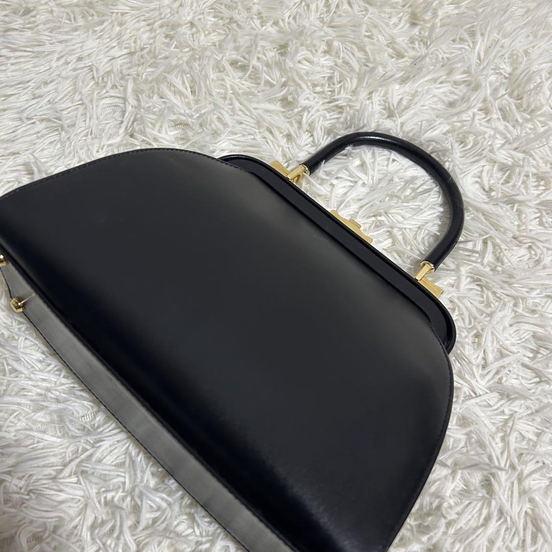 美品✨希少 バリー レトロ ヴィンテージ 金具 レザー 2way ハンドバッグ