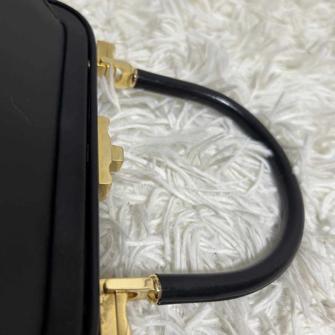 美品✨希少 バリー レトロ ヴィンテージ 金具 レザー 2way ハンドバッグ