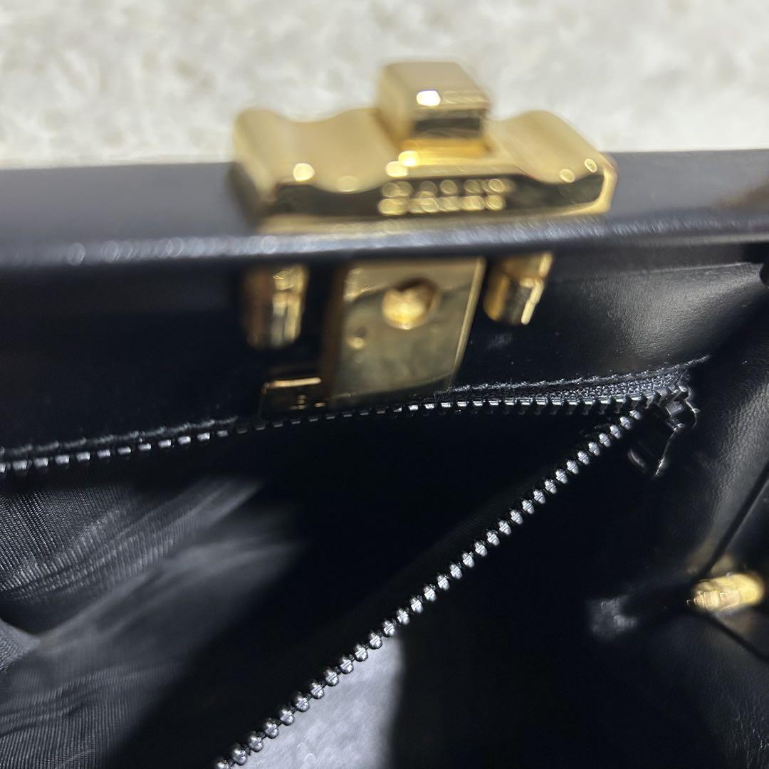 美品✨希少 バリー レトロ ヴィンテージ 金具 レザー 2way ハンドバッグ