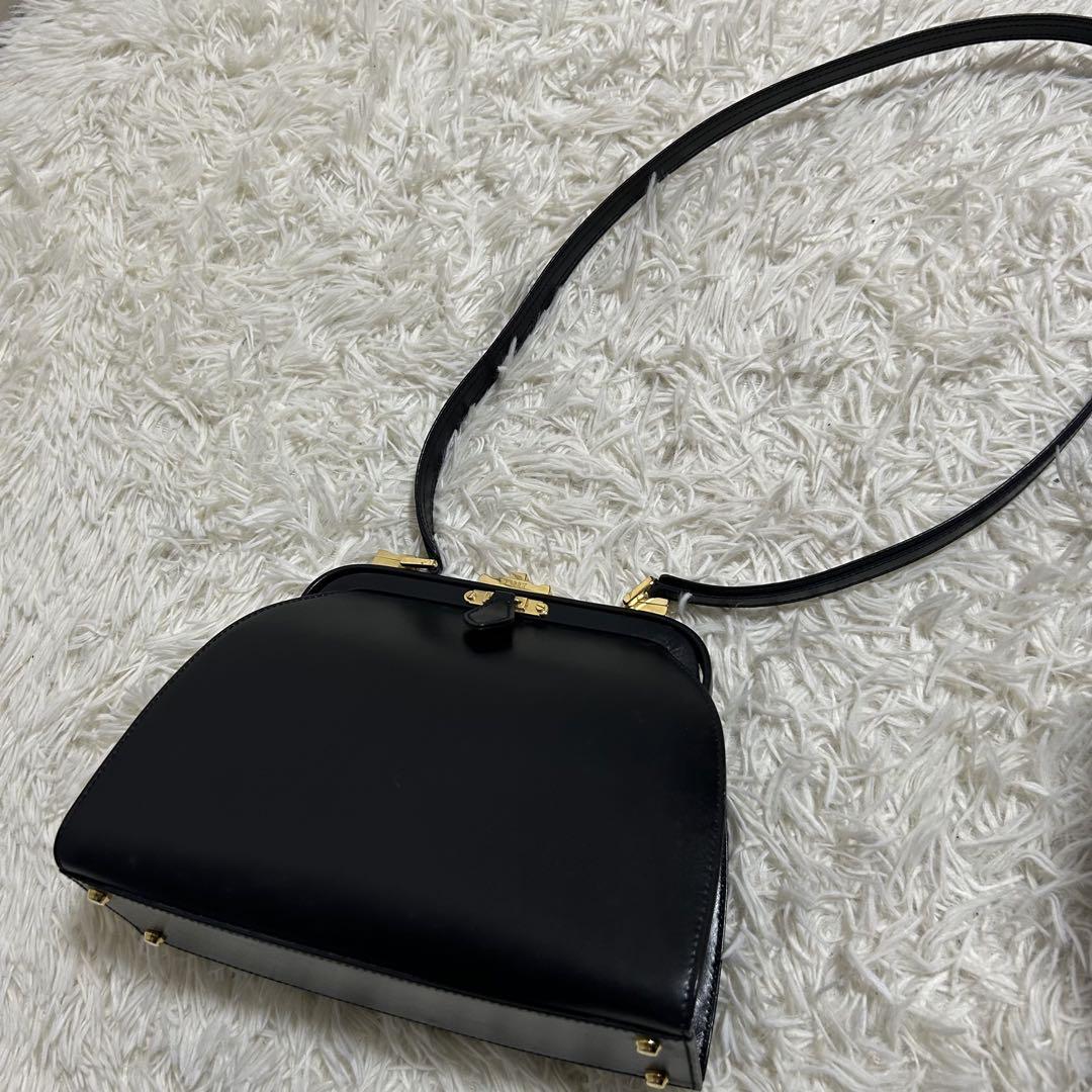 美品✨希少 バリー レトロ ヴィンテージ 金具 レザー 2way ハンドバッグ