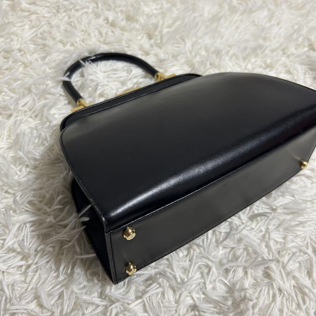 美品✨希少 バリー レトロ ヴィンテージ 金具 レザー 2way ハンドバッグ