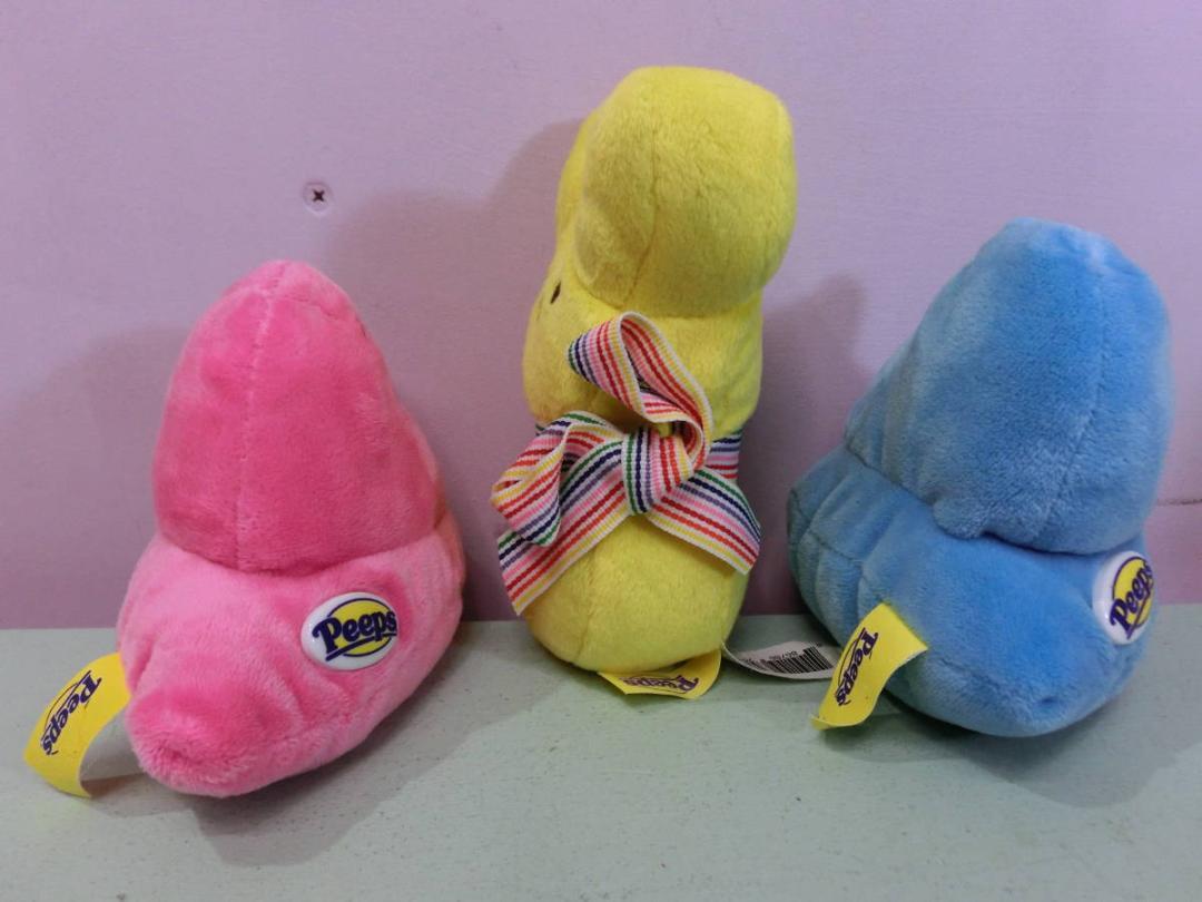 Peeps マシュマロキャラクター セット　ぬいぐるみ　3つ PEEPS ピープス ぬいぐるみ人形 3体セット うさぎ&ヒヨコ マシュマロ