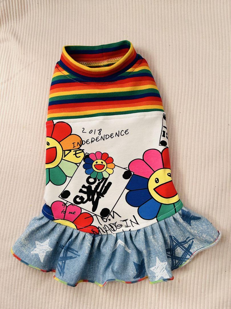 犬服ハンドメイド　タンクトップ(ダックスフンド)