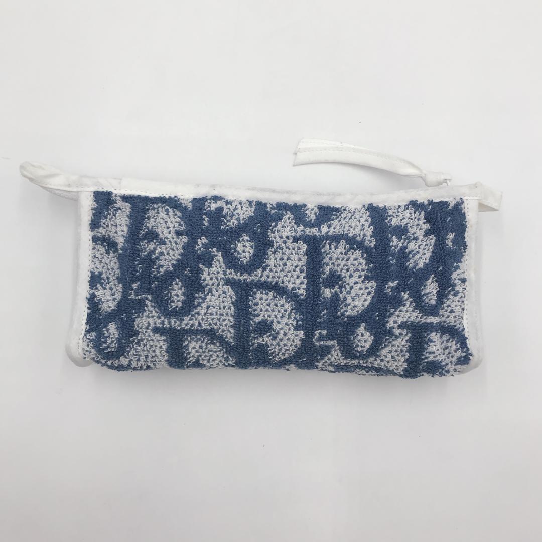 【極美品】 クリスチャンディオール DIOR トロッター ポーチ パイル地