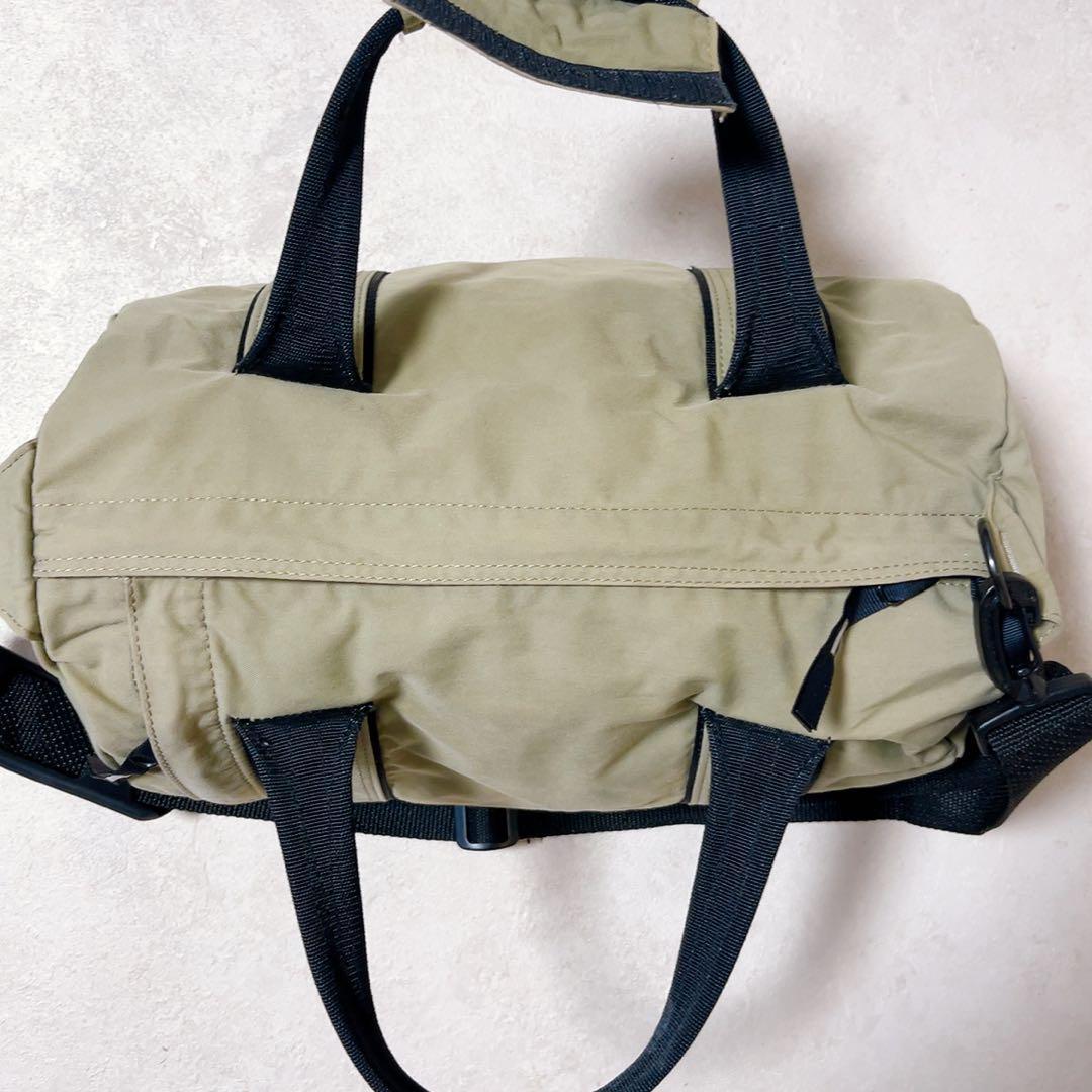 PORTER 2way ミニボストン　ショルダーバッグ　男女兼用　y2kカーキ PORTER 2way ミニボストン ショルダーバッグ 男女兼用 y2kカーキ