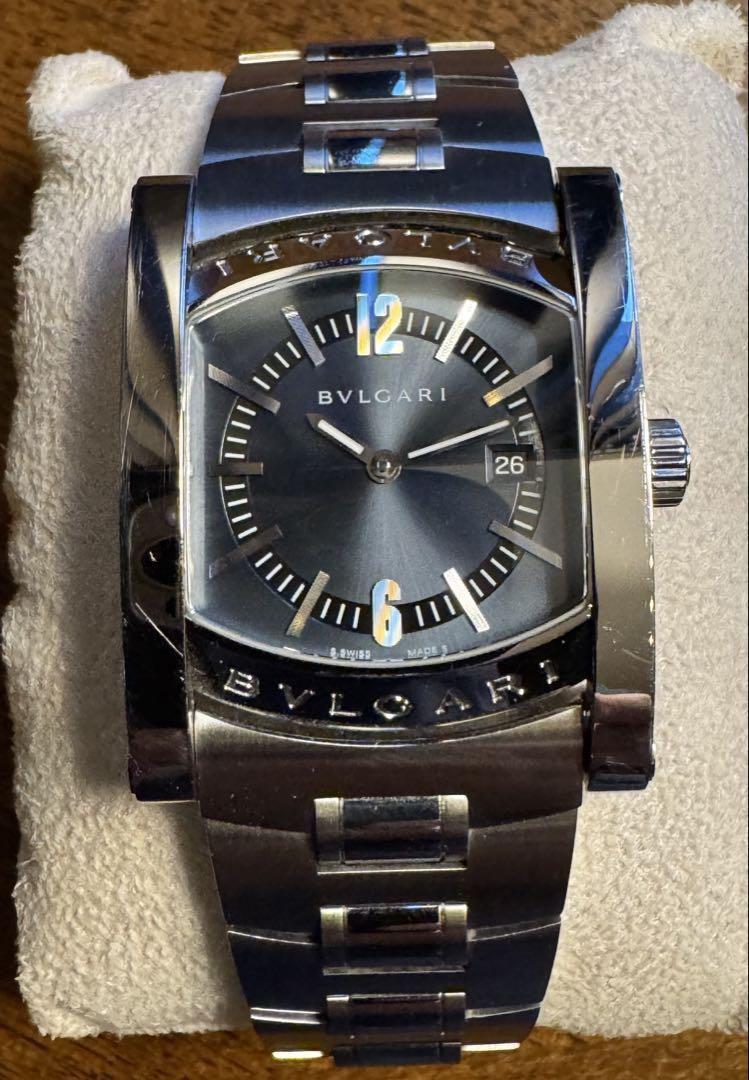 正規品 BVLGARI ブルガリ アショーマ メンズ腕時計 美品