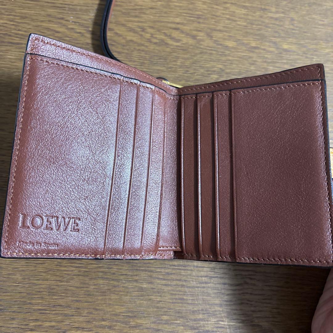 LOEWE コンパクトジップウォレット　財布　折り畳み財布