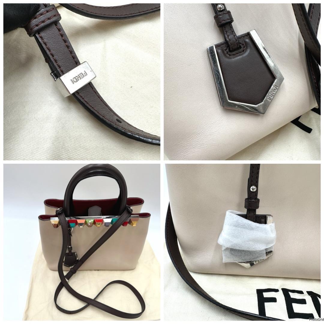 FENDI フェンディハンドバッグプチトゥジュールストラップ付き0930