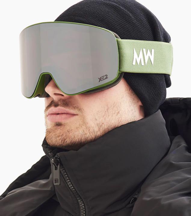 送料無料 MessyWeekend ゴーグル ACHTON XE2 SILVER