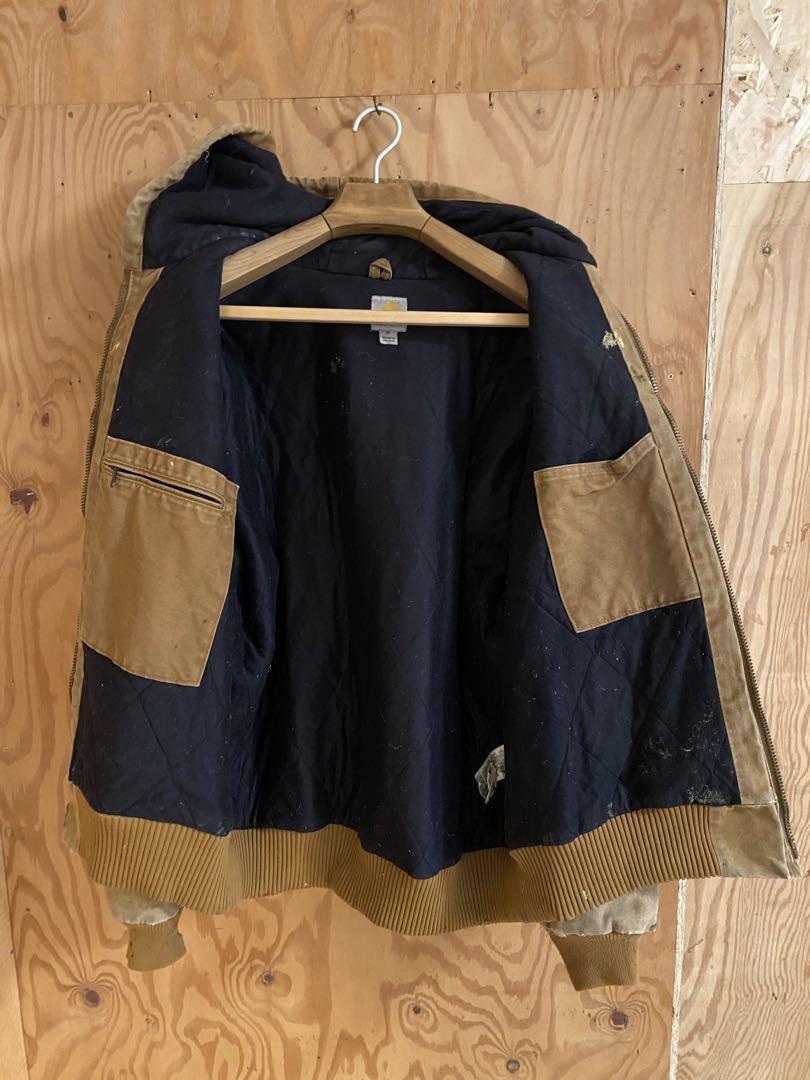 カーハート　アクティブジャケット　vintage　ブラウン