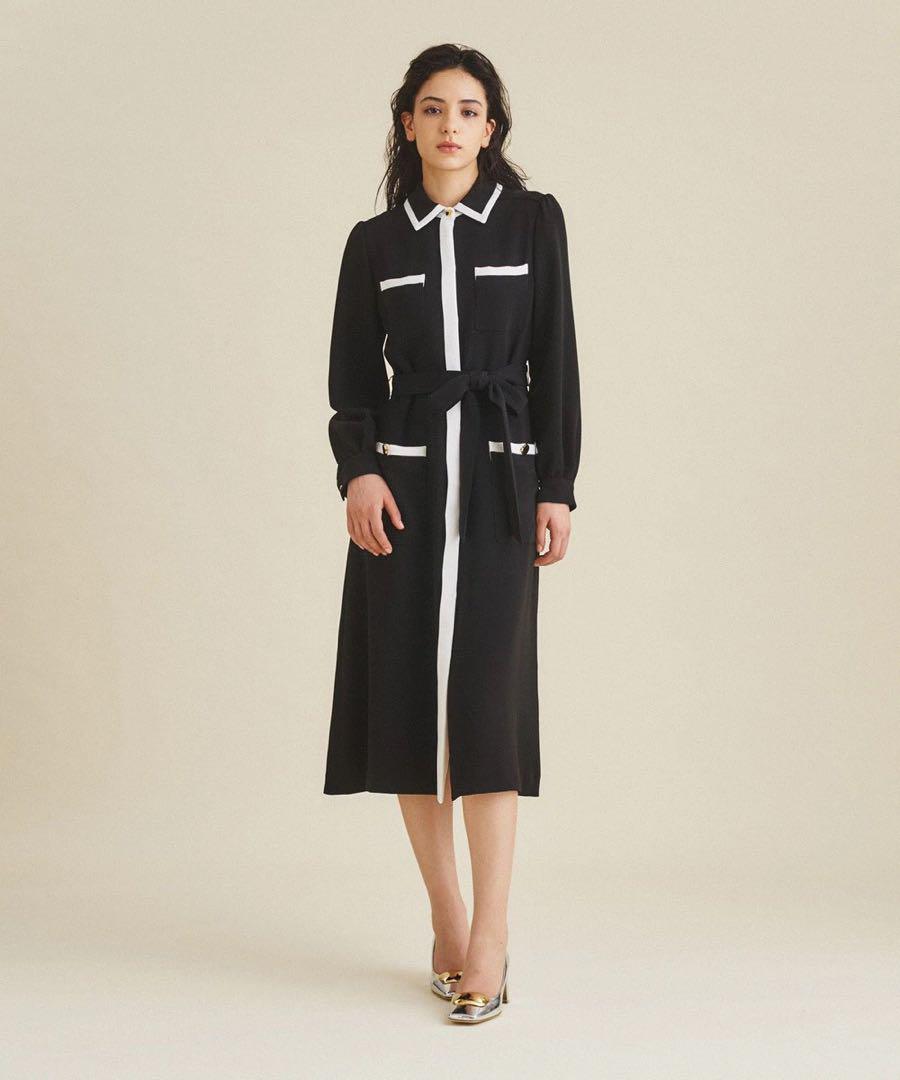 【美品】GRACE CLASSバイカラードレス