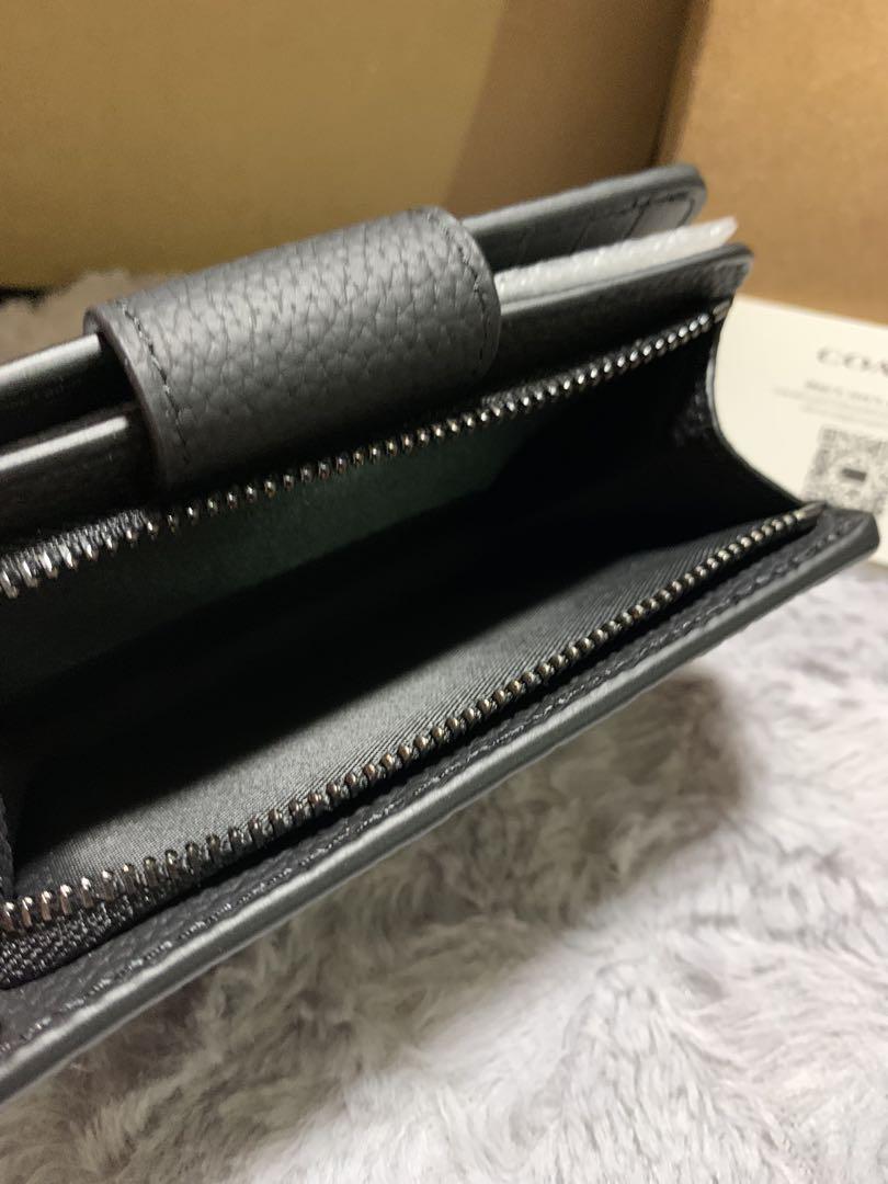 COACH ブラック 二つ折り財布