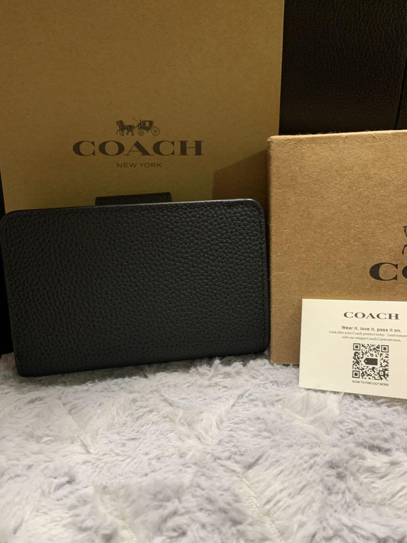 COACH ブラック 二つ折り財布