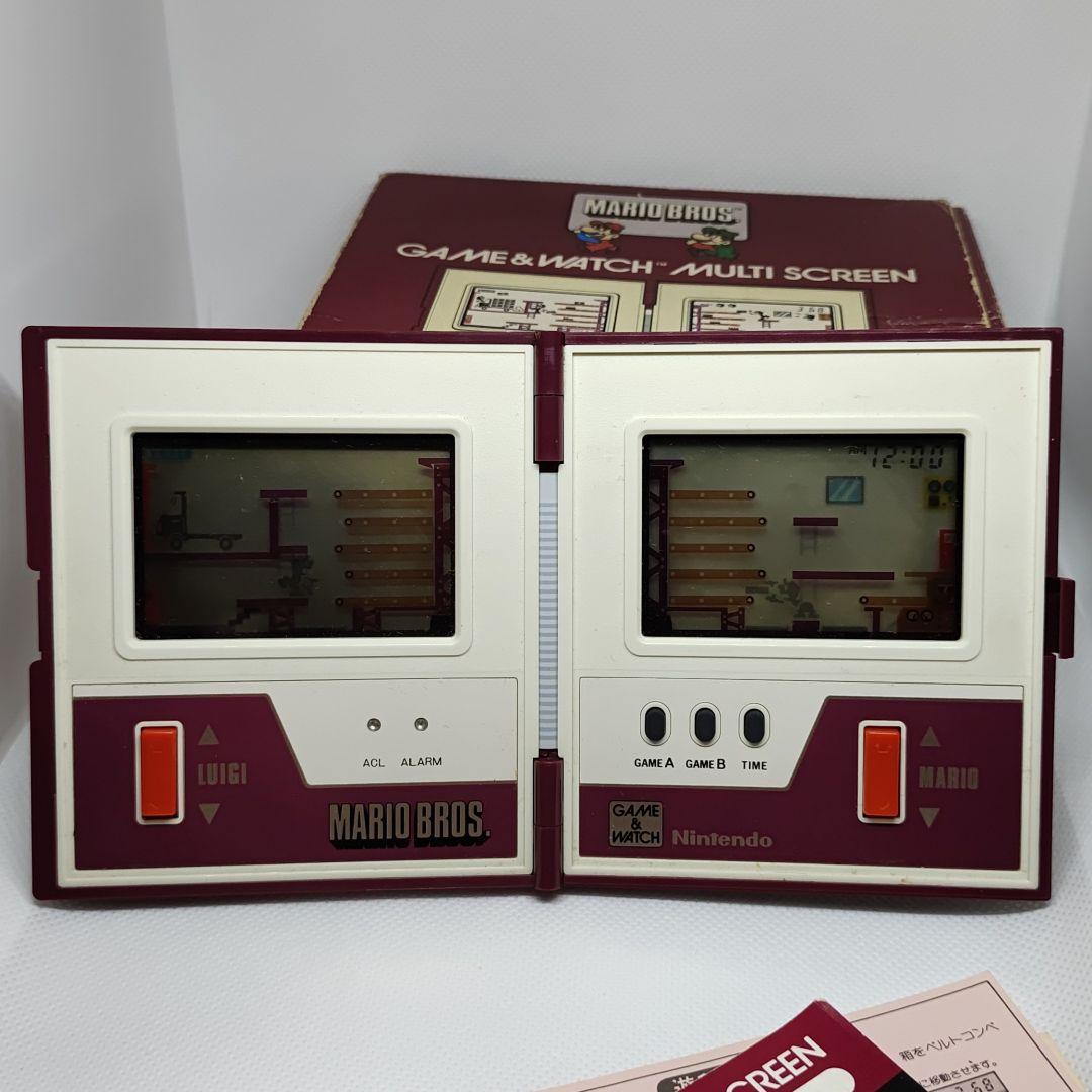 メルカリ 動作確認済み ゲームウォッチ マルチスクリーン マリオブラザーズ Mw 56 携帯用ゲーム本体 30 500 中古や未使用のフリマ