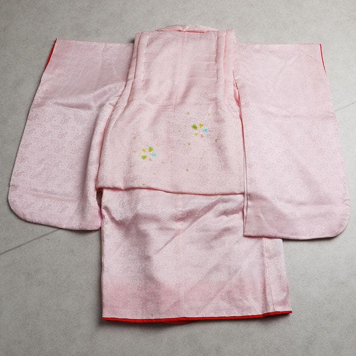 正絹 七五三 着物 被布 3歳女の子 フルセット Z002324