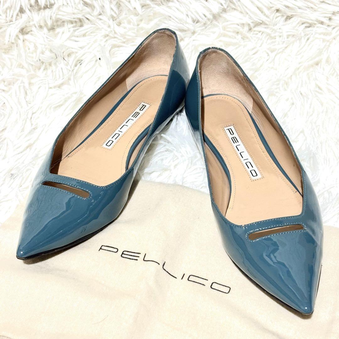 ✨極美品✨ ペリーコ アネッリ フラットパンプス PELLICO エナメル