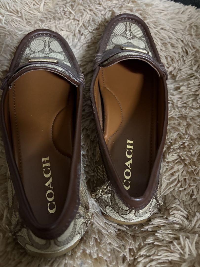 COACH ローファー ベージュ・ブラウン