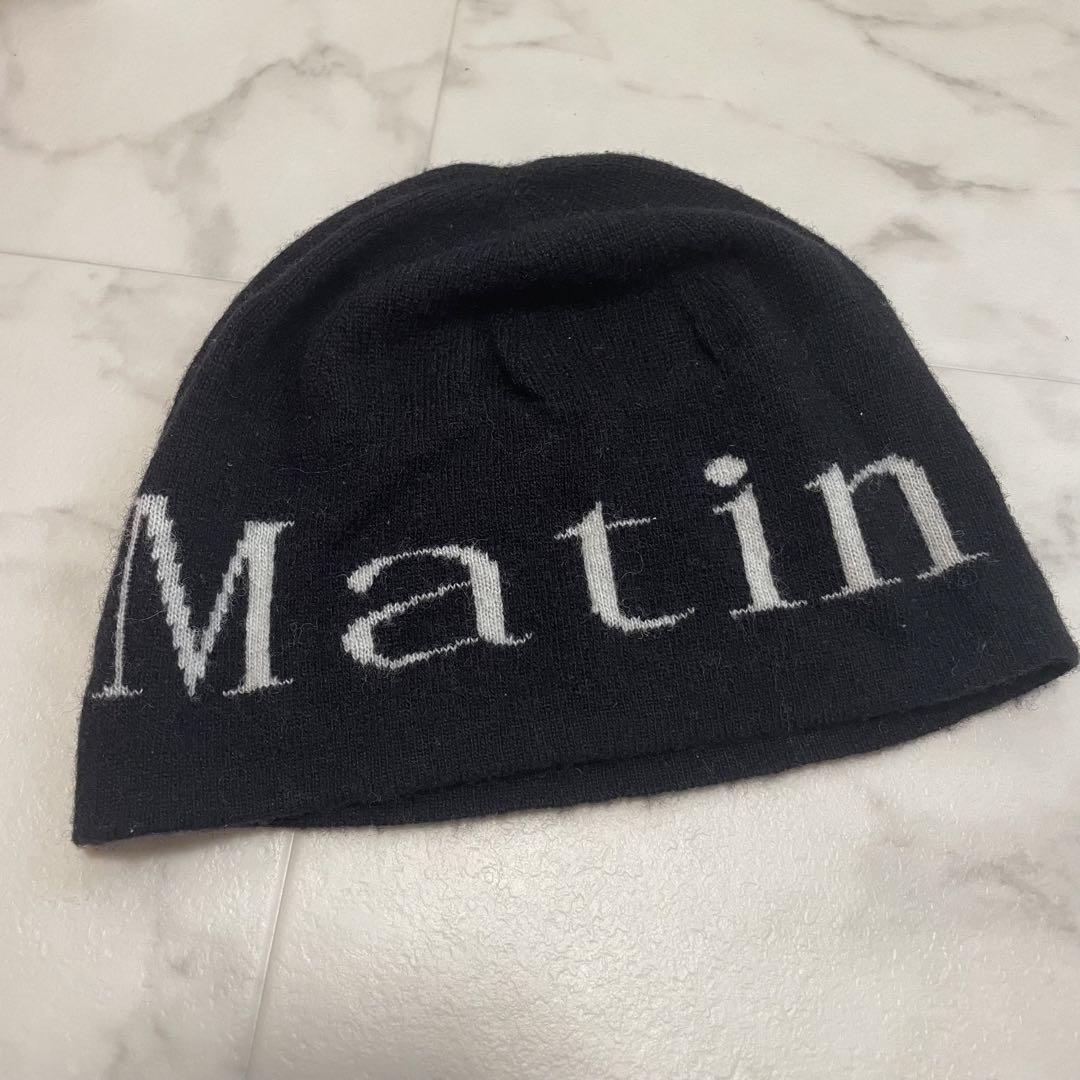 楽天市場】Matin Kim ニット帽 マーティンキム LOGO JACQUARD