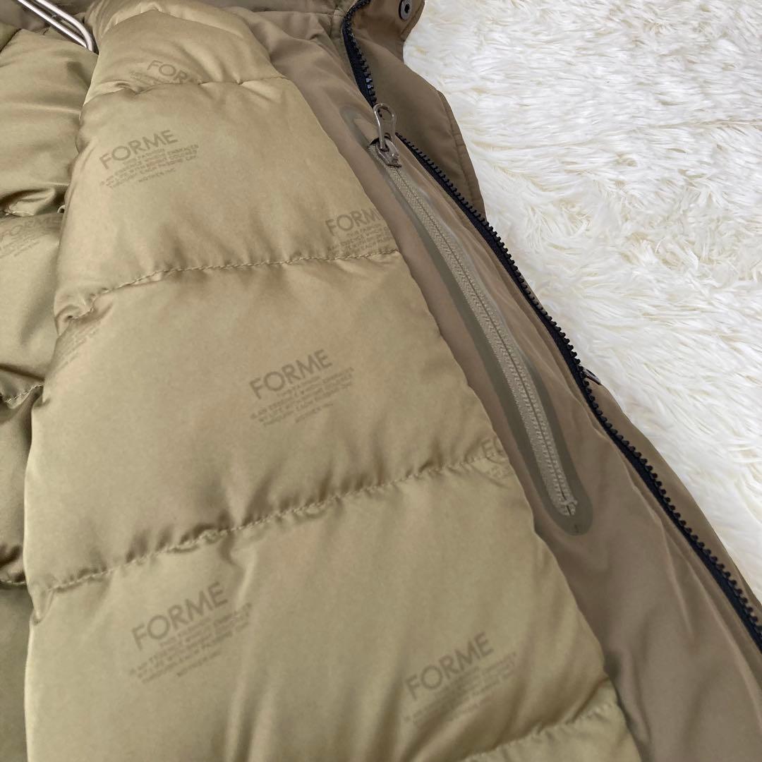 訳あり美品 FORME 東原亜希 ダウンコート カーキ 0サイズ 2021AW