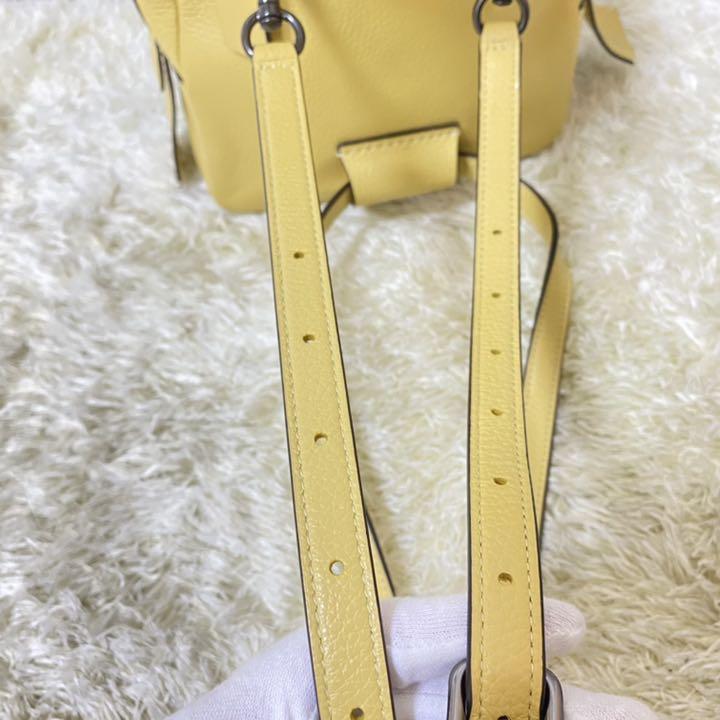 格安人気SALE 未使用✨コーチ リュックサック 3way アンディ イエロー 黄 ペプルドレザー rNujc-m15166109106 安いお買い得