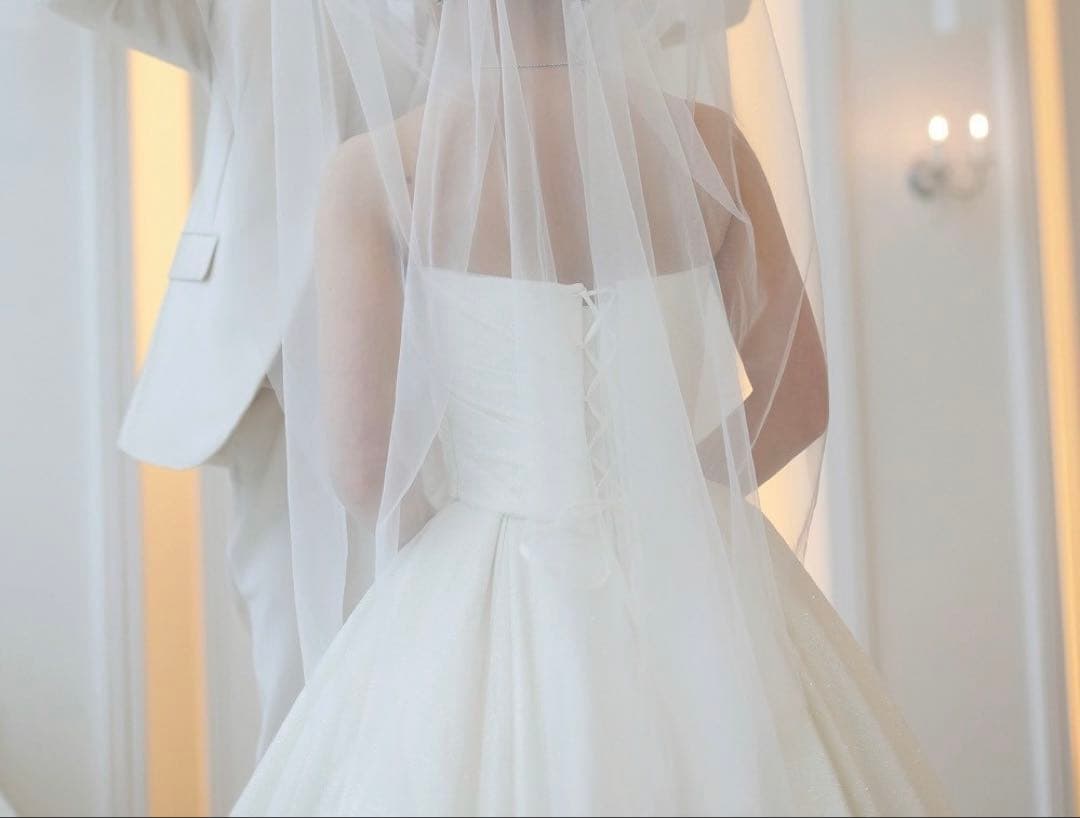 【韓国風/Aライン】FLB‑0024 オーダーウェディングドレス OW 【韓国風/Aライン】FLB‑0024 オーダーウェディングドレス OW