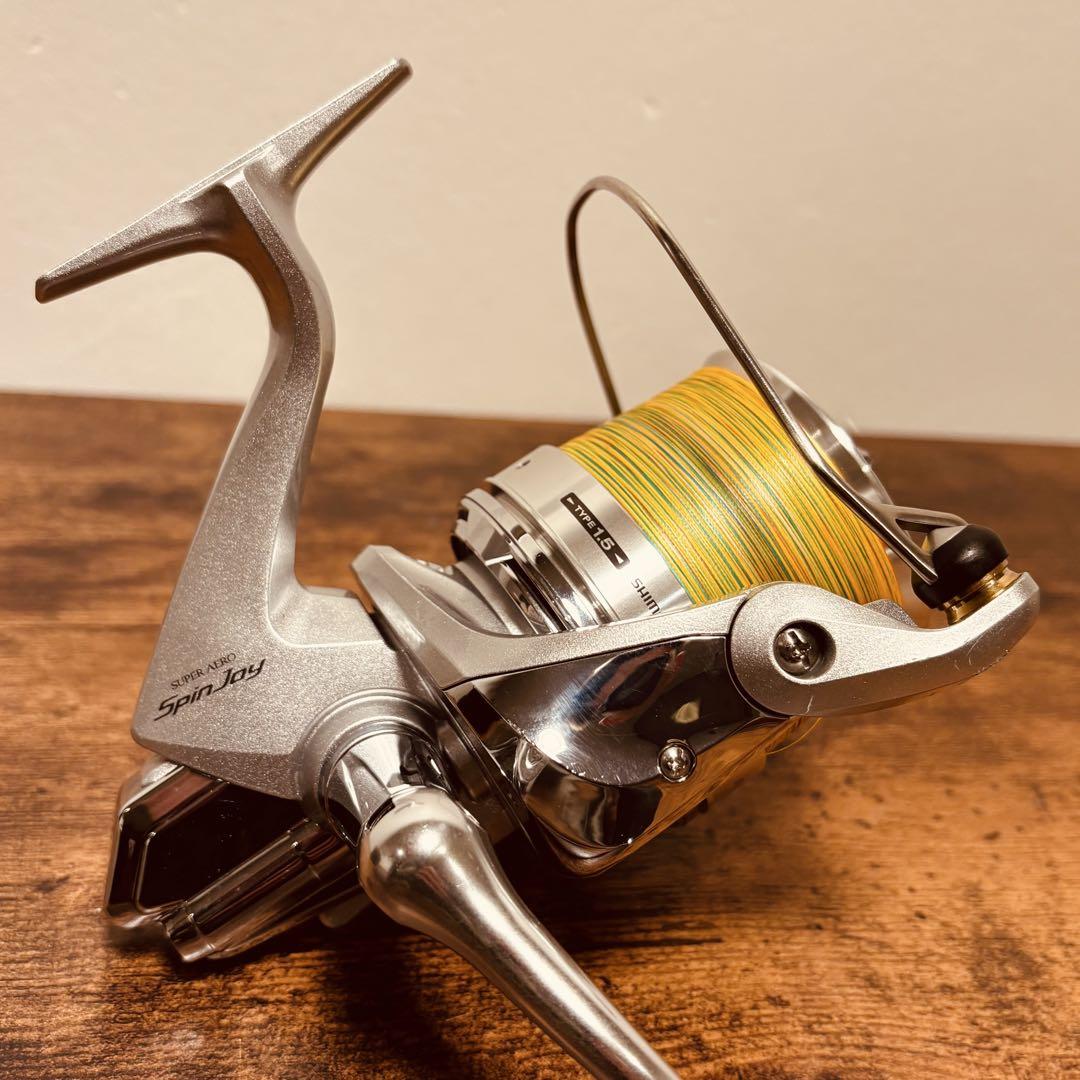 【公式】 極美品】 シマノ（SHIMANO）スーパーエアロスピンジョイ30 細糸仕様 リール