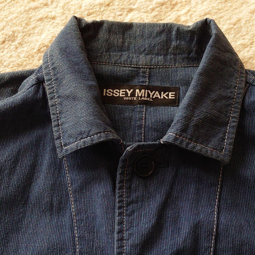 サイズ イッセイミヤケ ISSEY MIYAKE WHITE LABEL デニムシャツ jv69T-m15167130977 メンズ