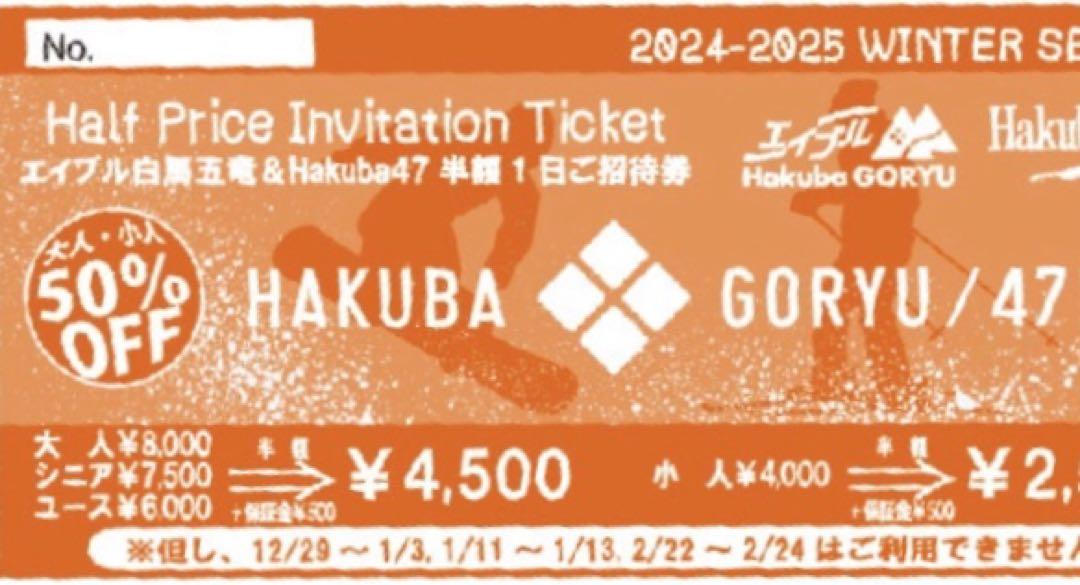長野県エイブル白馬五竜&Hakuba47スキー場共通リフト券【大人1日券1枚】 | 長野県白馬村 | ふるさと納税サイト「さとふる」
