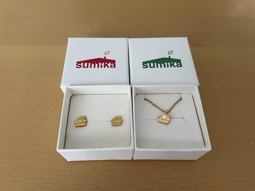 sumika 家の形 ピアスとネックレスセット
